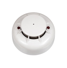 sensor fire alarm like a smiling emoticon