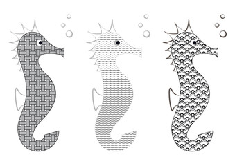 Animal marin - Hippocampe déco