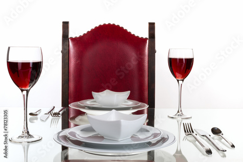 "Gedeckter Tisch für zwei Personen" Stockfotos und ...