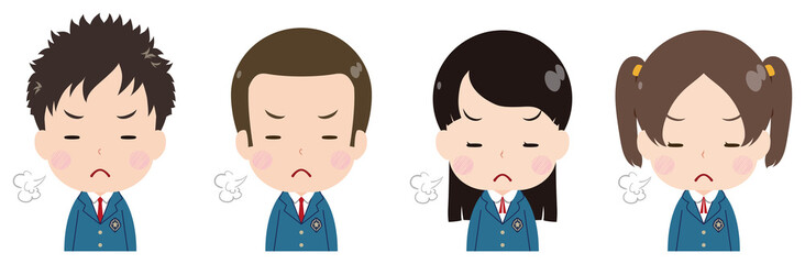 学生　ブレザー　気合