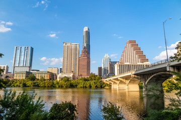 view of Austin, downtown skyline