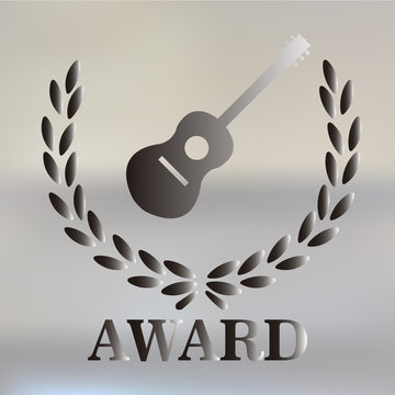 Silver Award to music over degrade background