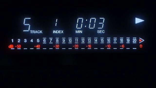 CD player - LED display - studio audio equipment