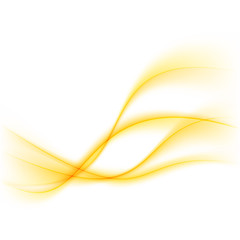 Modern abstract yellow glow lines background