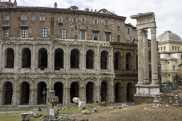 Obraz premium Marcellustheater in Rom, Italien