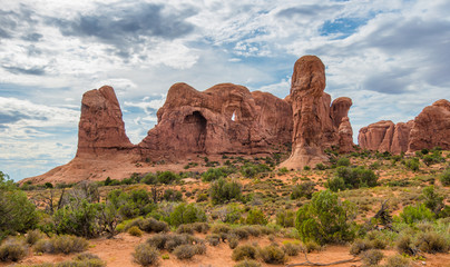 Elephant Parade in Arches National Park