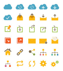 Share and Network Icons