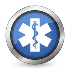 emergency icon hospital sign