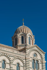 Fototapeta na wymiar Church of Notre Dame de la Garde, Marseille, France