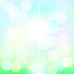 Abstract background with a star. Vector. 4