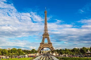 Fotobehang Eiffel Tower in Paris © Sergii Figurnyi