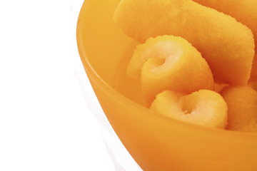 The Seville Orange Jam Part on the White Background