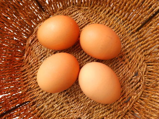braune hühnereier