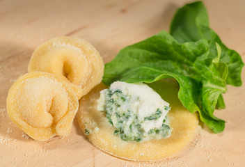 Tortellino ricotta e spinaci