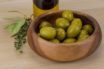 Green olives