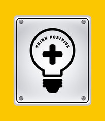 Obraz premium think positive