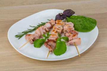 Grilled squid
