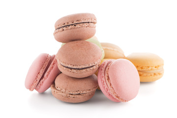 Colorful French Macarons