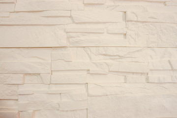 Faux stone wall