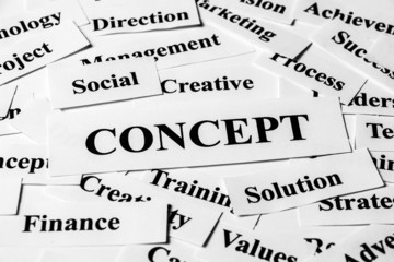 Business Concept And Other Related Words