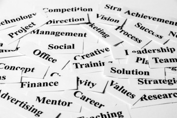 Business Concept With Some Related Words