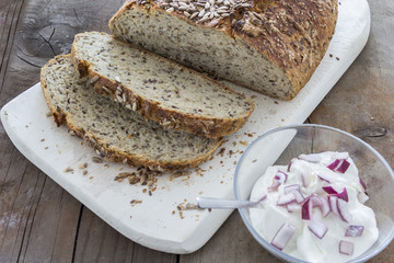 Homemade brown bread