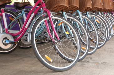 Fototapeta na wymiar Bicycle Wheel