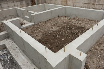 Fototapeta premium 住宅建設 完成したヌノギソ