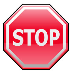 Stop traffic sign or symbol