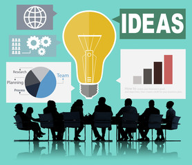 Ideas Creativity Graph Inspiration Thoughts Internet Concept