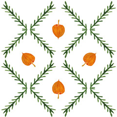 Floral watercolor vector. Hand drawn texture.