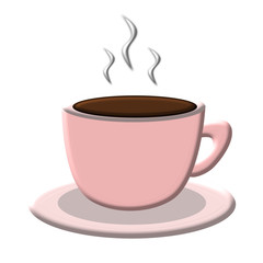 coffee cup icon Illustration