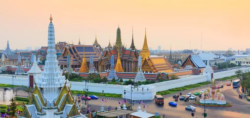 Crédence de cuisine en verre imprimé Bangkok Temple du Bouddha d& 39 émeraude