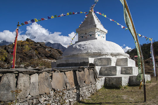 Stupa in  Khunde