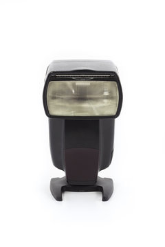 Front view of camera flash light
