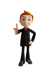businessman with pointing pose