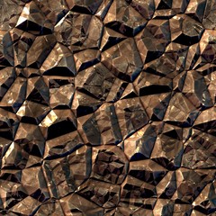 Seamless gold mineral background