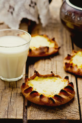 kalitka, traditional russian  potato pie