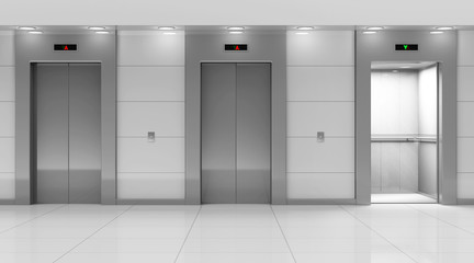 Modern Elevator Hall Interior - 78149317