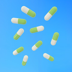 Tabletten - 3d Render