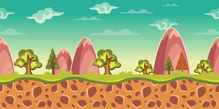 Vector game background