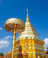 Fototapeta premium Beautiful temple in Chiang Mai. Thailand. Doi Suthep
