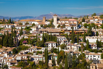 Fototapeta na wymiar View on part of Granada