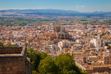 View on Granada from Alhambra