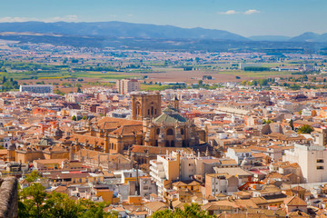Fototapeta na wymiar Cathedral of Granada