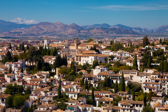 The Albaician quarter of Granada