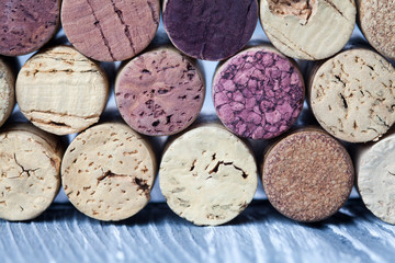 Wine corks collection.