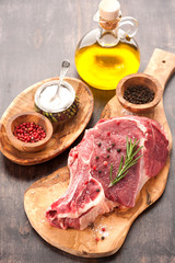 Beef steak and spices