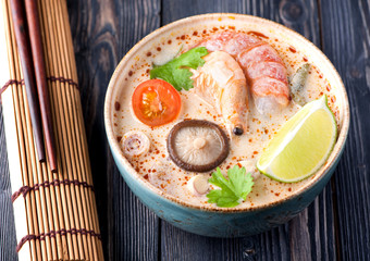 Thai soup Tom Yam