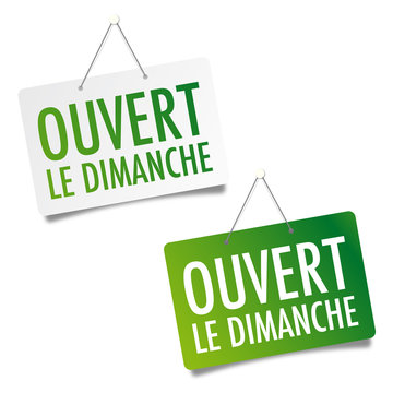 Ouvert de dimanche